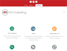 Tablet Screenshot of hdmarketing.hu